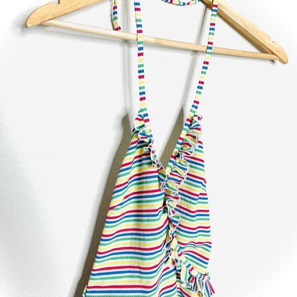 NWT Solid & Striped The Nadine Seersucker Multicolor Swimsuit - Picture 11 of 11